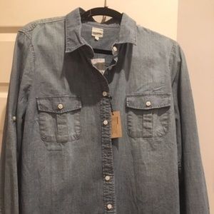 Chambray shirt L